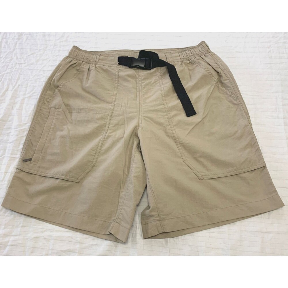 EDDIE BAUER MENS NYLON CARGO SHORTS SIZE M